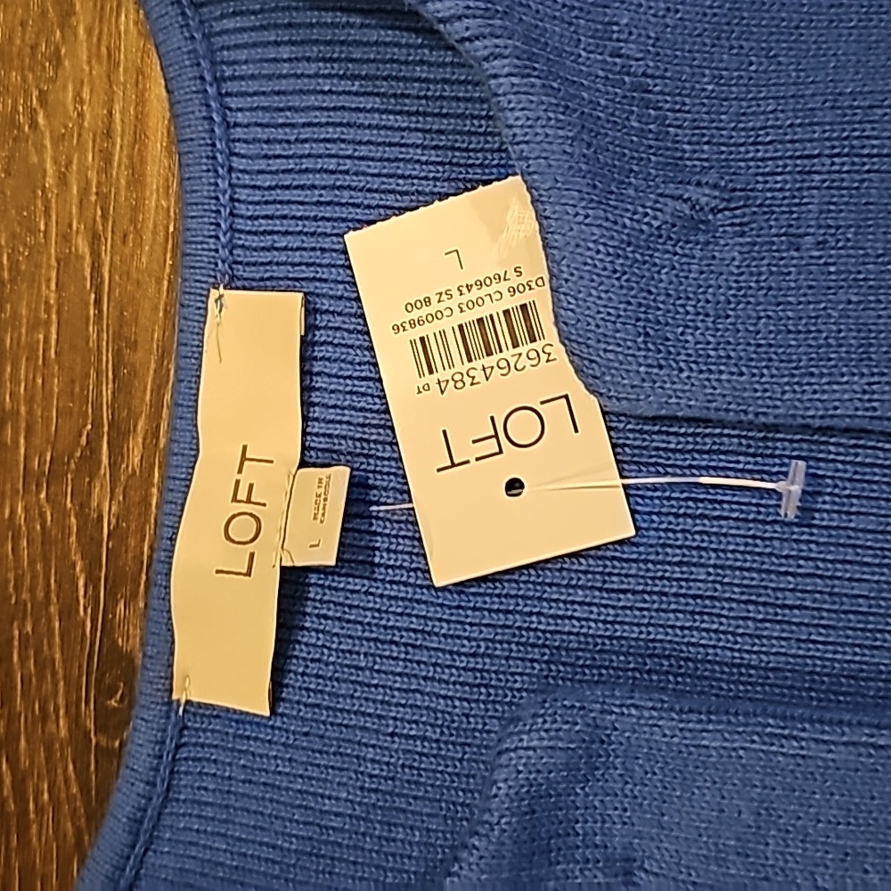 NWT LOFT Sweater L - Picture 3 of 8